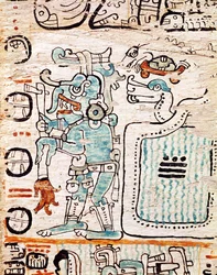 Dettaglio da un codice maya